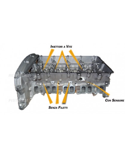 Ford 2400 Duratork TDCi Testa Nuova Nuda H9FA